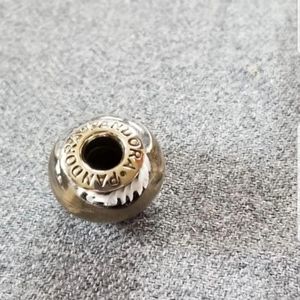 Pandora Zip line Murano glass bead charm
